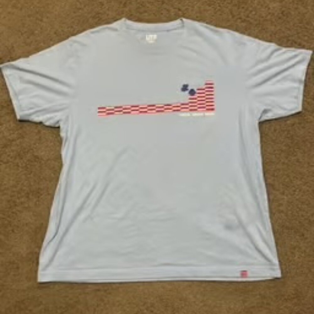Uniqlo Light Blue Super Mario Graphic T